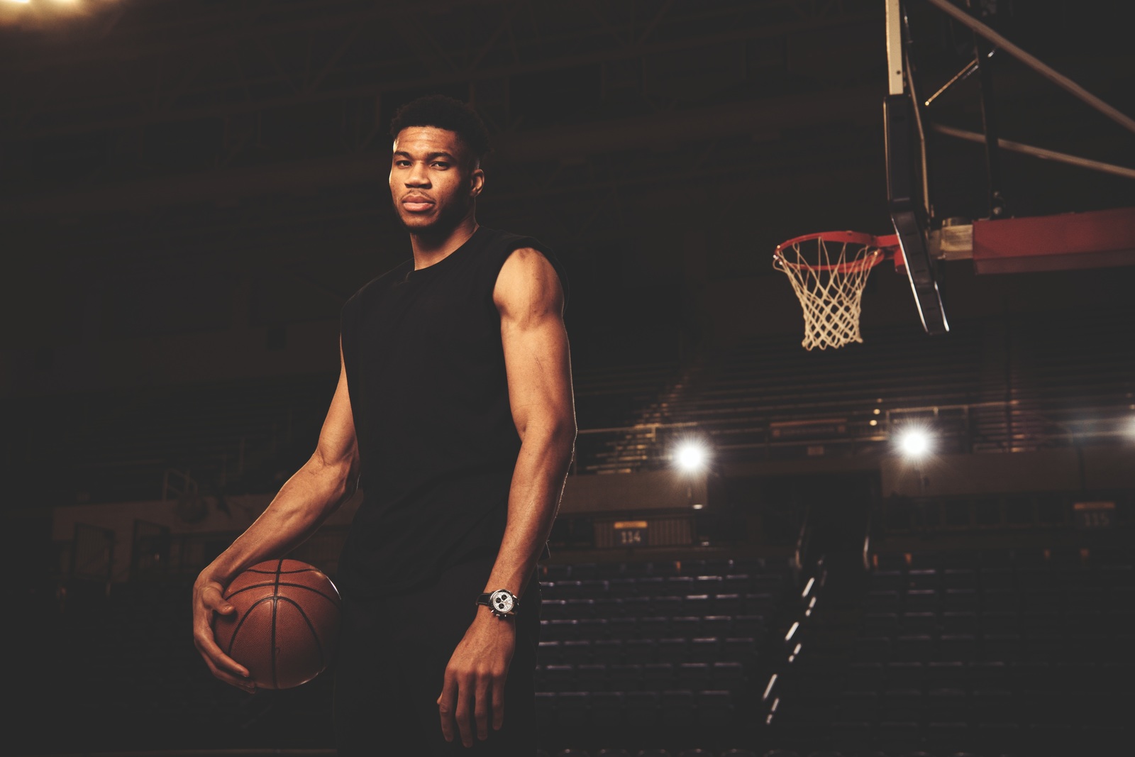 52 Giannis Antetokounmpo Breitling Navitimer Campaign BTS CMYK