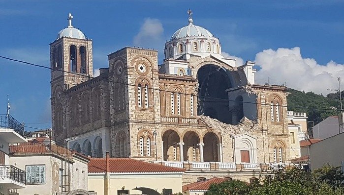 seismos ekklhsia samos