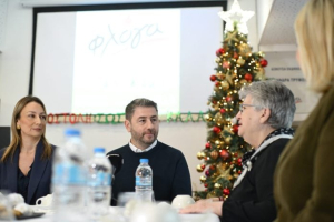 N. Ανδρουλάκης: Στον ξενώνα του Συλλόγου Γονιών Παιδιών με νεοπλασματική ασθένεια «Φλόγα»