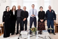 Συνάντηση του πρωθυπουργού Κυριάκου Μητσοτάκη με εκπροσώπους εθελοντικών οργανώσεων