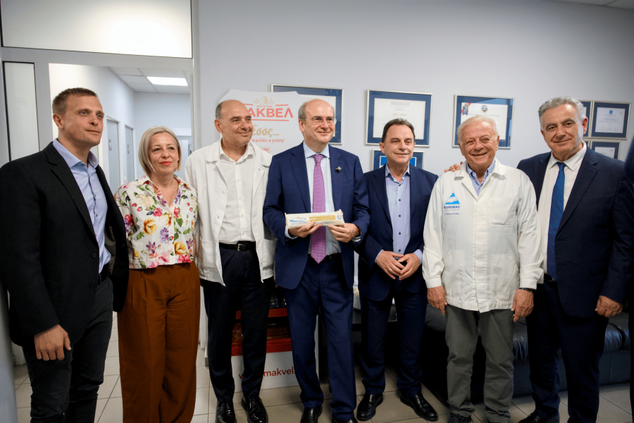 ΜΑΚΒΕΛ - EURIMAC: Επίσκεψη του Κ. Χατζηδάκη στις εγκαταστάσεις στο Κιλκίς