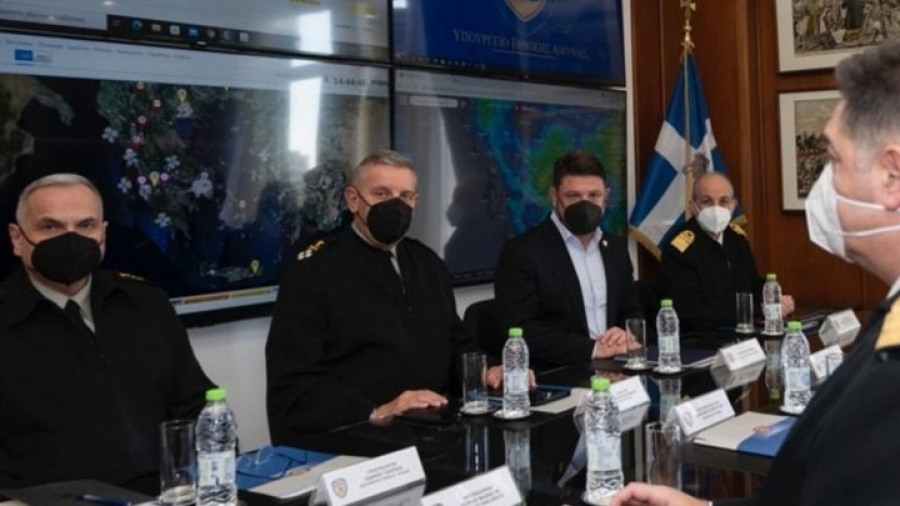 Έκτακτη σύσκεψη υπό τον υφ. Άμυνας, Ν. Χαρδαλιά για την επερχόμενη κακοκαιρία