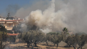 Ξεκινά η καταμέτρηση της ζημιάς από τη φωτιά στην Παλαιά Φώκαια