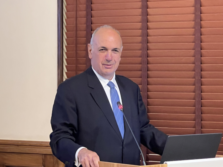 ο πρόεδρος της Εκτελεστικής Επιτροπής του ΣΕΒ κ. Ευθύμιος.Ο. Βιδάλης