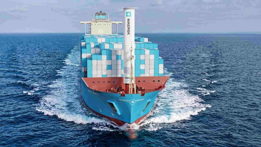 Συνεργασία Anemoi Marine Technologies – Maersk για την πρώτη εφαρμογή Rotor Sails σε πλοίο μεταφοράς εμπορευματοκιβωτίων