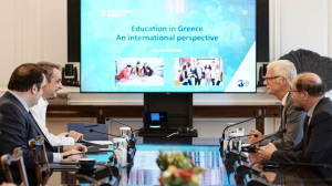 Ο Κ. Μητσοτάκης συναντήθηκε με τον Διευθυντή του ΟΟΣΑ για την Εκπαίδευση και τις Δεξιότητες