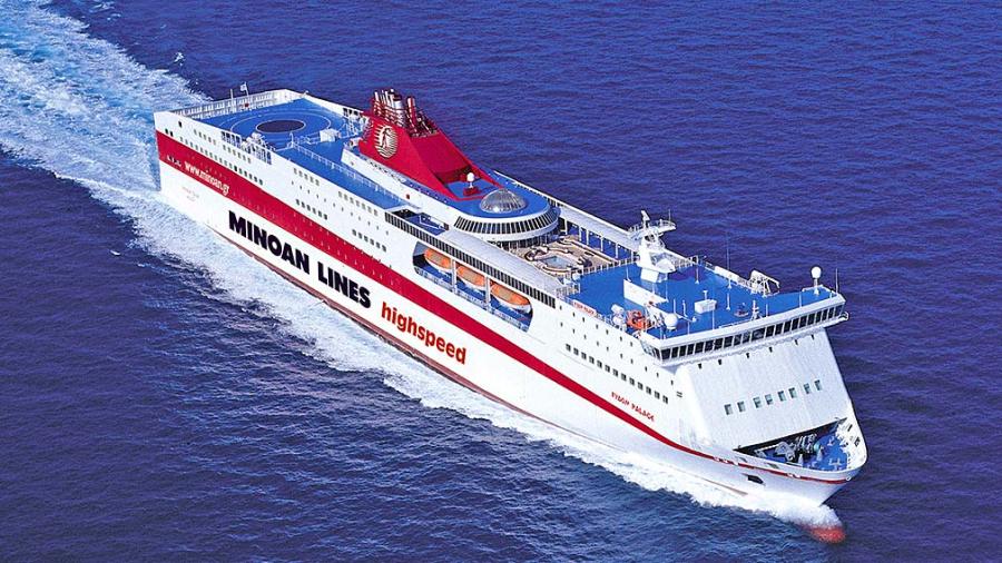 MINOAN LINES: Το Kydon Palace από τις 3 Απριλίου στη Γραμμή Ηγουμενίτσα – Μπρίντιζι