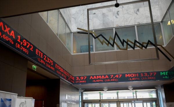 Χρηματιστήριο: Απώλειες 2,34% εν μέσω αρνητικού διεθνούς κλίματος