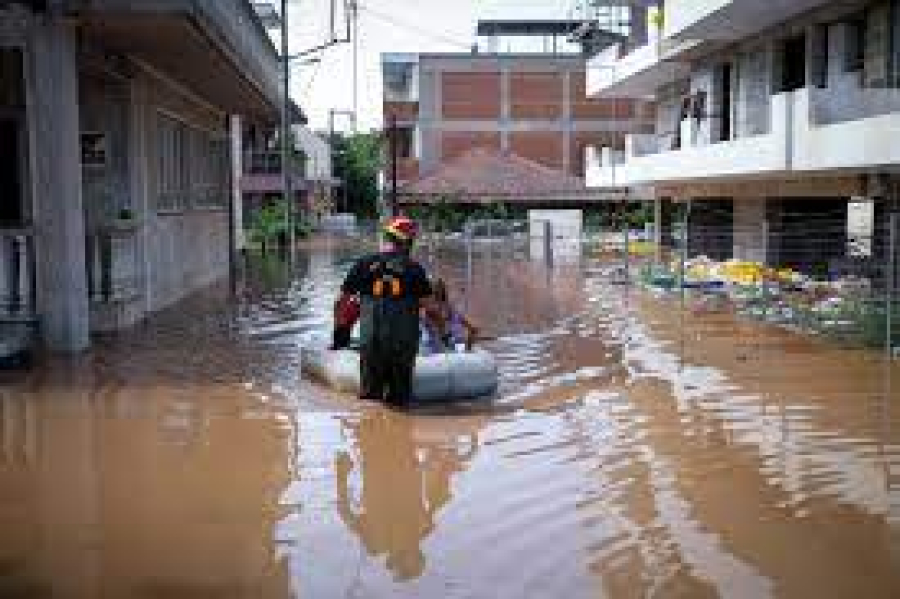 Κακοκαιρία Elias: Μήνυμα «112» για εκκένωση του χωριού Σωτήριο στη Λάρισα