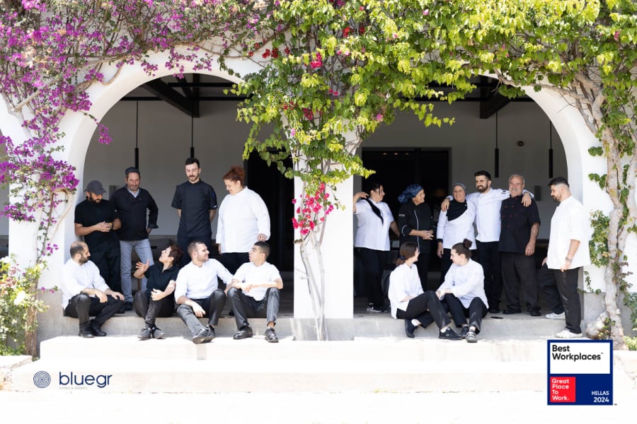Η bluegr Hotels & Resorts για δεύτερη συνεχόμενη χρονιά στη δεκάδα των Best Workplaces Hellas 2024