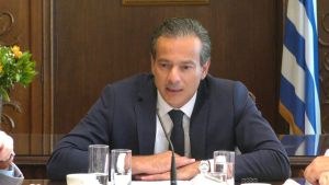 O πρόεδρος της Συνομοσπονδίας της ΕΣΕΕ, Σταύρος Καφούνης,