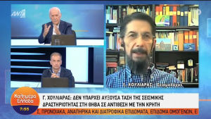 Χουλιάρας- Κρήτη: 15 δονήσεις πάνω από 4 Ρίχτερ σε δυο ημέρες (vid)
