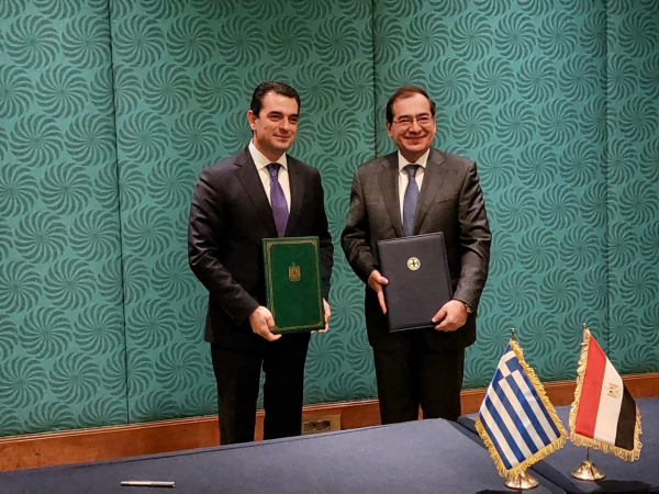 Τι προβλέπει το μνημόνιο του ΥΠΕΝ για το φυσικό αέριο με Αίγυπτο