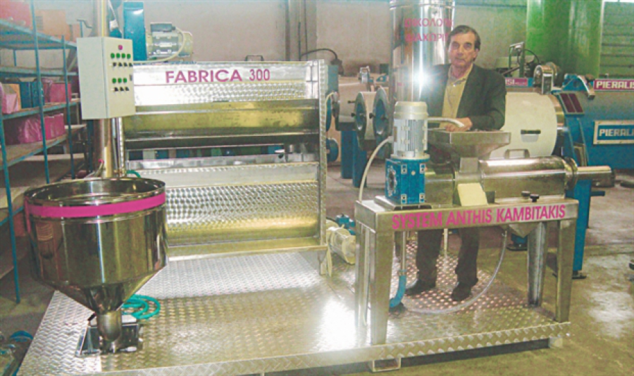 Το πρώτο ελαιουργείο «τσέπης» ανήκει σε Ηρακλειώτη κατασκευαστή