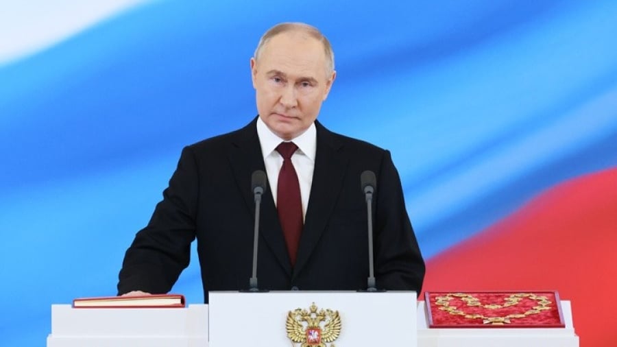 Ορκωμοσία Πούτιν για την 5η θητεία στην προεδρία: "Ιερό καθήκον" να κυβερνώ τη Ρωσία