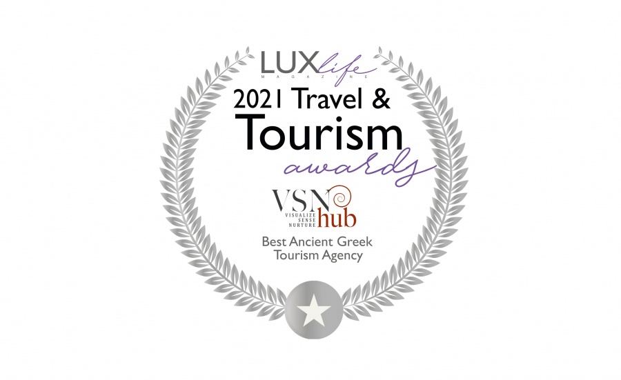 VSN HUB: Βραβεύτηκε ως Best Ancient Greek Tourism agency 2021 στα LUXElife Travel & Tourism Awards