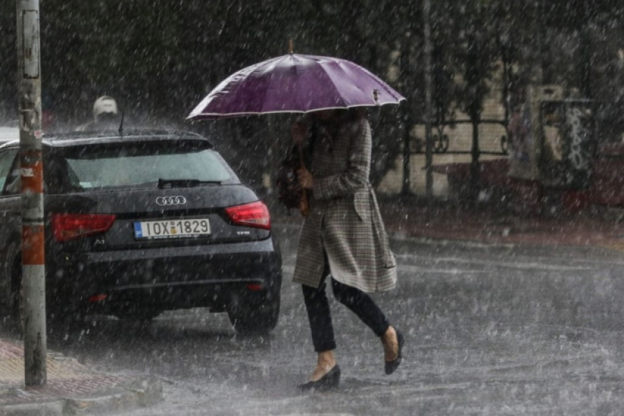 ΕΜΥ: Ισχυρές βροχές και καταιγίδες στη νότια Ελλάδα