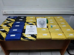 Κόρινθος: Κατασχέθηκαν πάνω από 46 κιλά κοκαΐνης από φορτηγό πλοίο