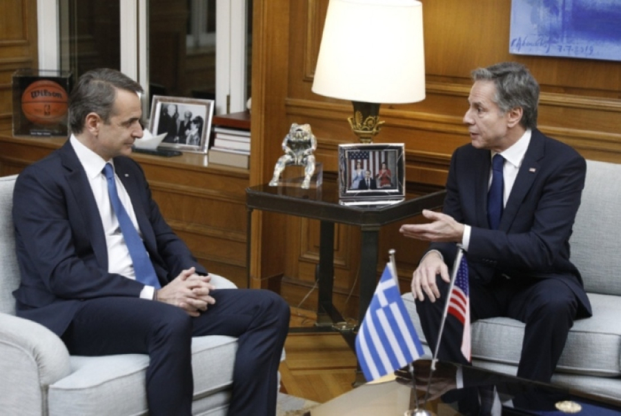 Σήμερα η συνάντηση Μητσοτάκη - Μπλίνκεν στα Χανιά