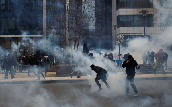 Βέλγιο: Επεισόδια στις Βρυξέλλες μετά την ήττα της εθνικής στο μουντιάλ από το Μαρόκο