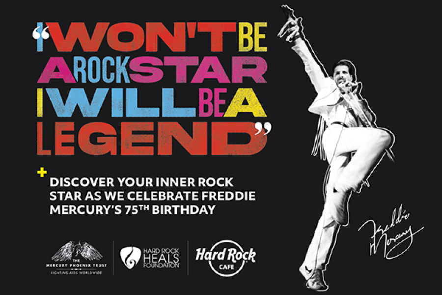 Hard Rock Cafe: Τιμά το είδωλο της μουσικής Freddie Mercury με τον εορτασμό του “Freddie for a Week”