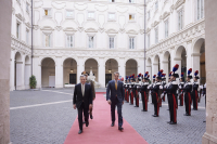 Συνάντηση Μητσοτάκη - Ντράγκι: Κοινό αίτημα για πλαφόν στη χονδρική τιμή του φυσικού αερίου