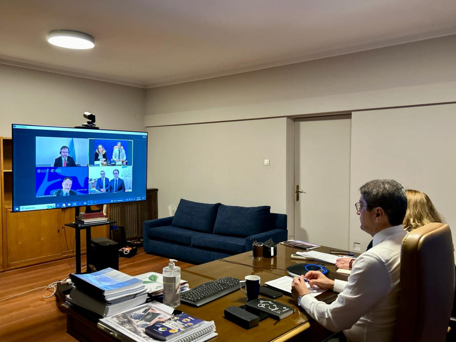 Λ. Αυγενάκης: Η συνεργασία μας με τον Παγκόσμιο Οργανισμό Τροφίμων επεκτείνεται και σε θέματα αλιείας