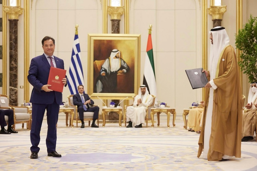 Υπογραφή Μνημονίου Ελλάδος - ΗΑΕ για συνεργασία στον τομέα της Βιομηχανίας και των Προηγμένων Τεχνολογιών