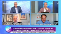 Σαρηγιάννης: Μονόδρομος ο εμβολιασμός για να μην φτάσουμε τα 18000 κρούσματα ημερησίως (vid)