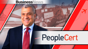 Ο πρόεδρος και διευθύνων σύμβουλος της PeopleCert, Βύρων Νικολαΐδης
