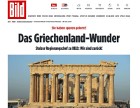 Bild: Το ελληνικό γαλανόλευκο θαύμα - Μητσοτάκης: «Είμαστε η θετική ιστορία στην ευρωζώνη»