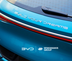 Ο Όμιλος Σφακιανάκη γίνεται o Επίσημος Διανομέας της BYD στην Ελλάδα