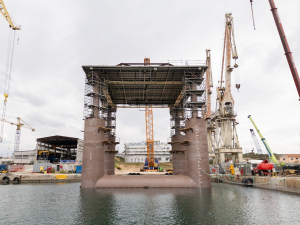 ΕΤΜΕ: Καθελκύστηκε επιτυχώς στη Σαλαμίνα η πλατφόρμα θαλάσσιας επιτήρησης USSPS