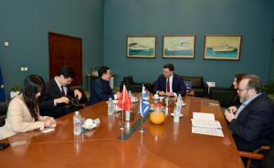 Συνάντηση Κικίλια με τον Πρέσβη της Κίνας Fang Qiu