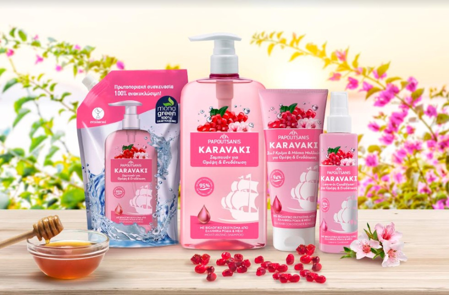 Papoutsanis: Eνισχύει τη σειρά προϊόντων για τα μαλλιά του brand Karavaki