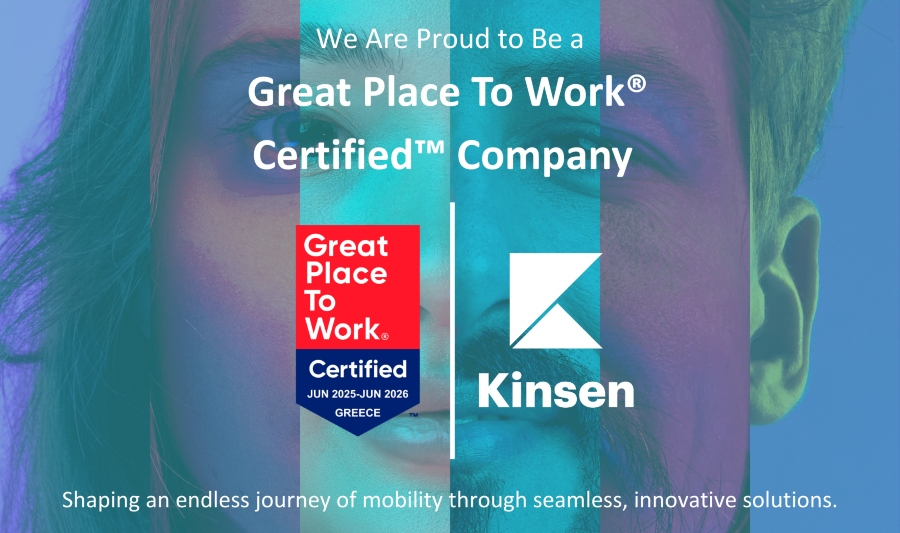 Η Kinsen Hellas απέκτησε την πιστοποίηση Great Place to Work-Certified