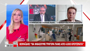 Θωμαΐδης: Θα περάσουμε τα 4.000 κρούσματα