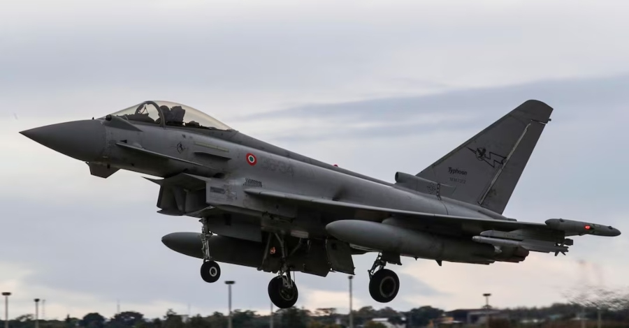 Ιταλικό Eurofighter επλήγη σε επίθεση σε αεροπορική βάση στη Σαουδική Αραβία
