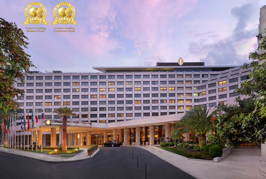 Διπλή κορυφαία διάκριση στα World Travel Awards 2026 για το Athenaeum InterContinental Athens