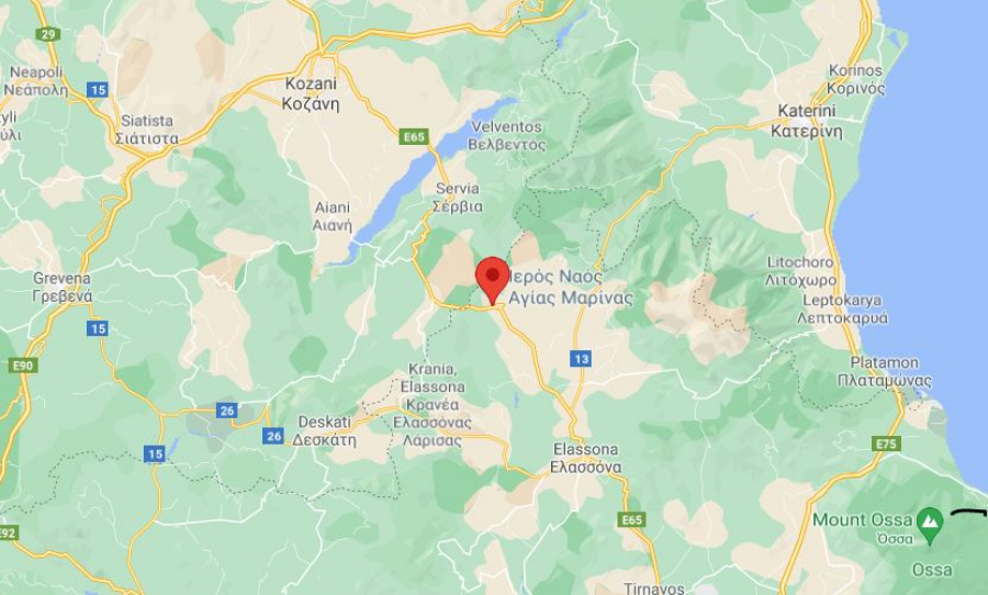 Σε εξέλιξη πυρκαγιά στο Σαραντάπορο Ελασσόνας