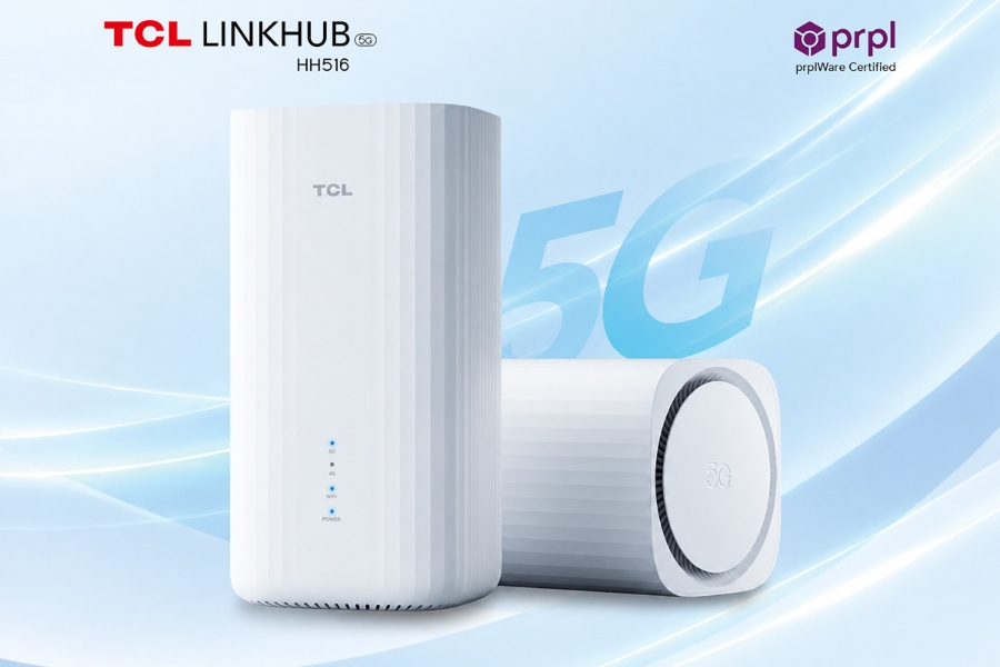 Παγκόσμια πρωτιά για το TCL LINKHUB HH516 με πιστοποίηση prplWare