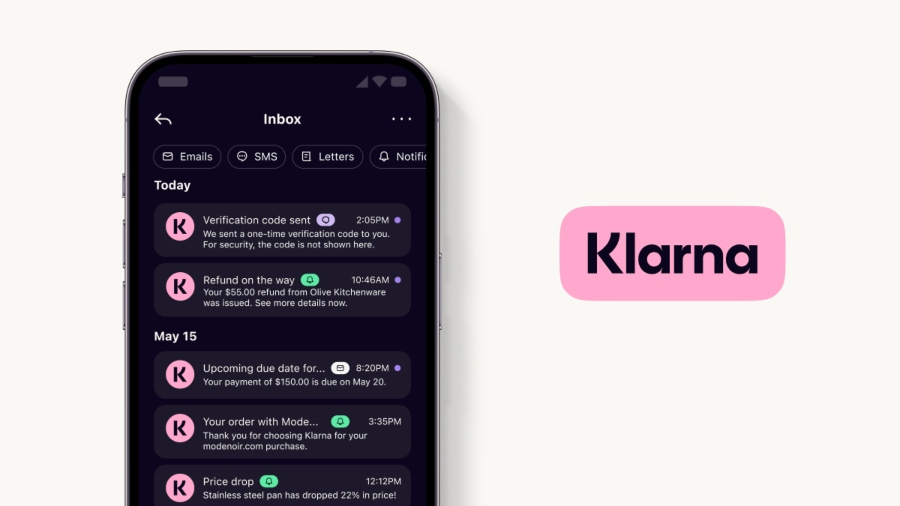 Η Klarna λανσάρει το νέο in-app inbox στην εφαρμογή της για την προστασία των χρηστών από απάτες