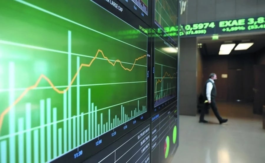Χρηματιστήριο: Στις 1.940,35 μονάδες ο Γενικός Δείκτης Τιμών, με άνοδο 1,10%