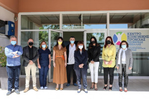 Στο παράρτημα Αποθεραπείας και Αποκατάστασης παιδιών με αναπηρίες στην Καρδίτσα η ΠτΔ