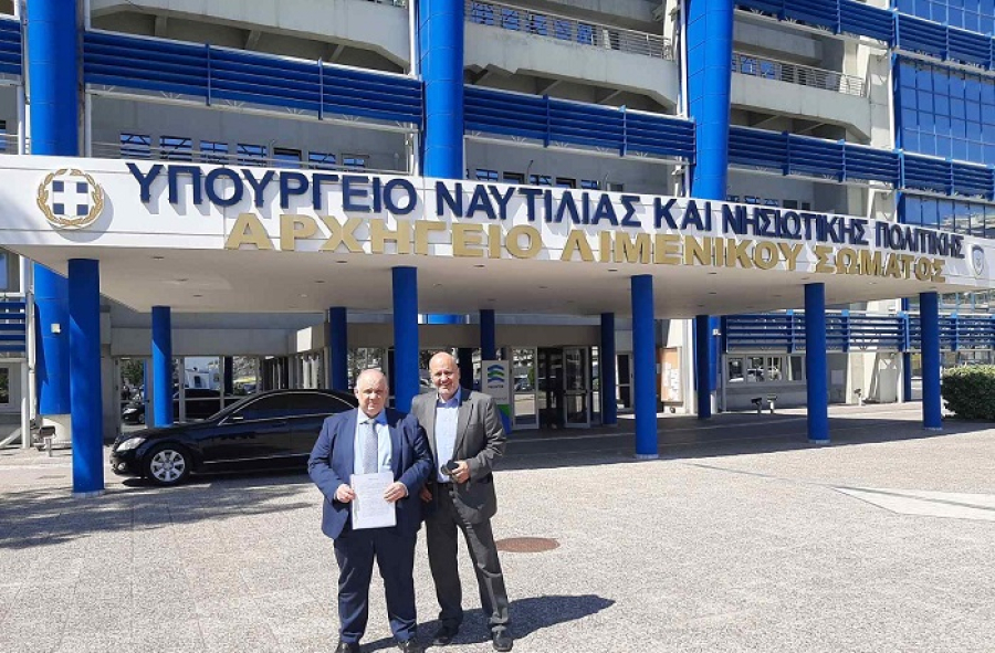 Από τα αριστερά προς τα δεξιά: Κώστας Καρδαράς, Διευθυντής της Διεύθυνσης Security &amp; Integrated Systems της Intracom Telecom &amp; Γιάννης Πούλος, Αναπληρωτής Γενικός Διευθυντής Τομέα Υπηρεσιών της Intracom Telecom