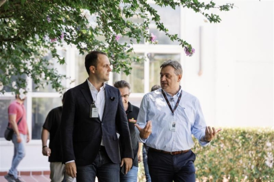 Επίσκεψη του Υφ. Ψηφ. Διακυβέρνησης Δερμεντζόπουλου στη Ζυθοποιία Μακεδονίας Θράκης