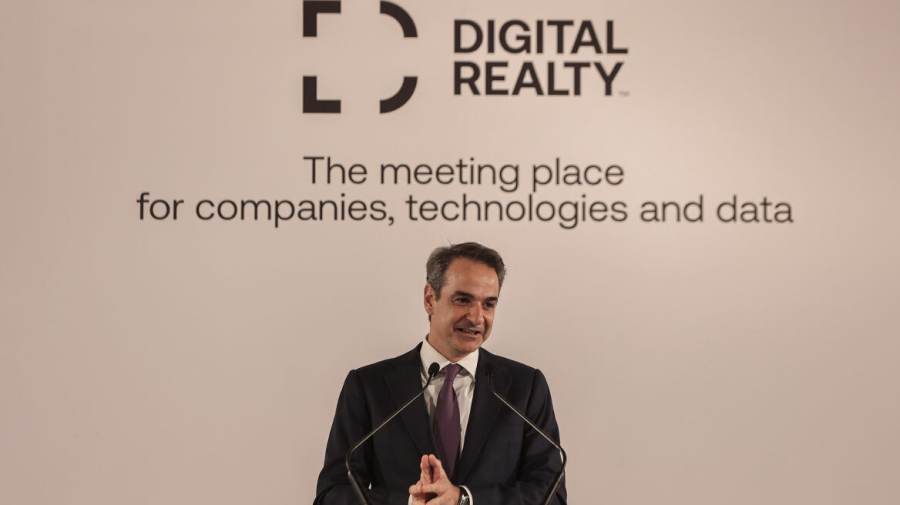 Μητσοτάκης από το Data Center της Lamda Hellix: Στόχος το 10% του ΑΕΠ της χώρας να προέρχεται από την τεχνολογία