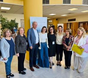 Η Ειρήνη Αγαπηδάκη στο Αιγάλεω για την εθνική δράση κατά της παιδικής παχυσαρκίας