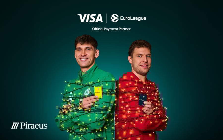 Από τα καταστήματα… στο παρκέ: Οι κάρτες Visa της Πειραιώς σε στέλνουν στο 2026 EuroLeague Final Four