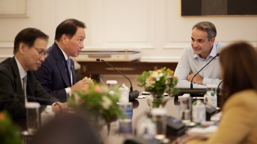 Μητσοτάκης: Συνάντηση με στελέχη κορυφαίων κορεατικών εταιρειών